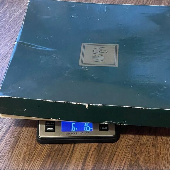 NIB MIKASA Madonna And Child Glass Frosted Serving Platter 15” Religious Holiday - Picture 14 of 15